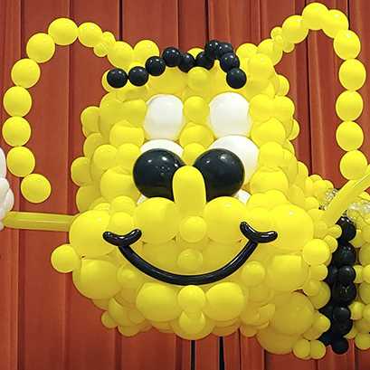 Large scale Bee that matches the Jean Parker Elementary logo